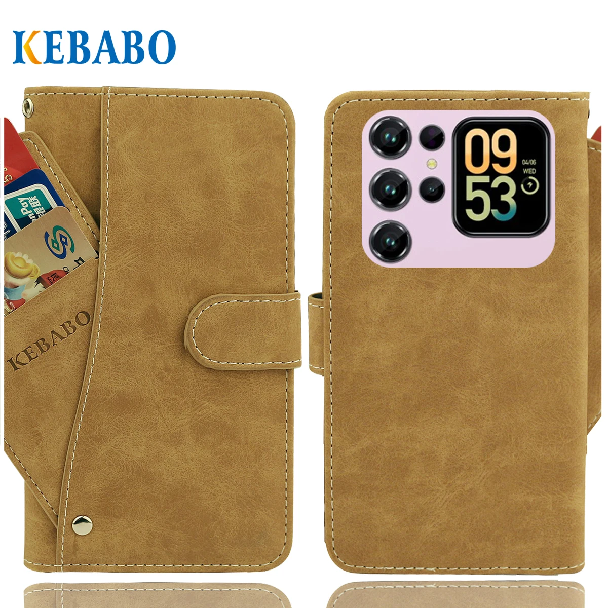 

Кожаный кошелек Oukitel C62, чехол 6,88 дюйма, модный роскошный защитный чехол на заказ, винтажный книжный стиль для телефона