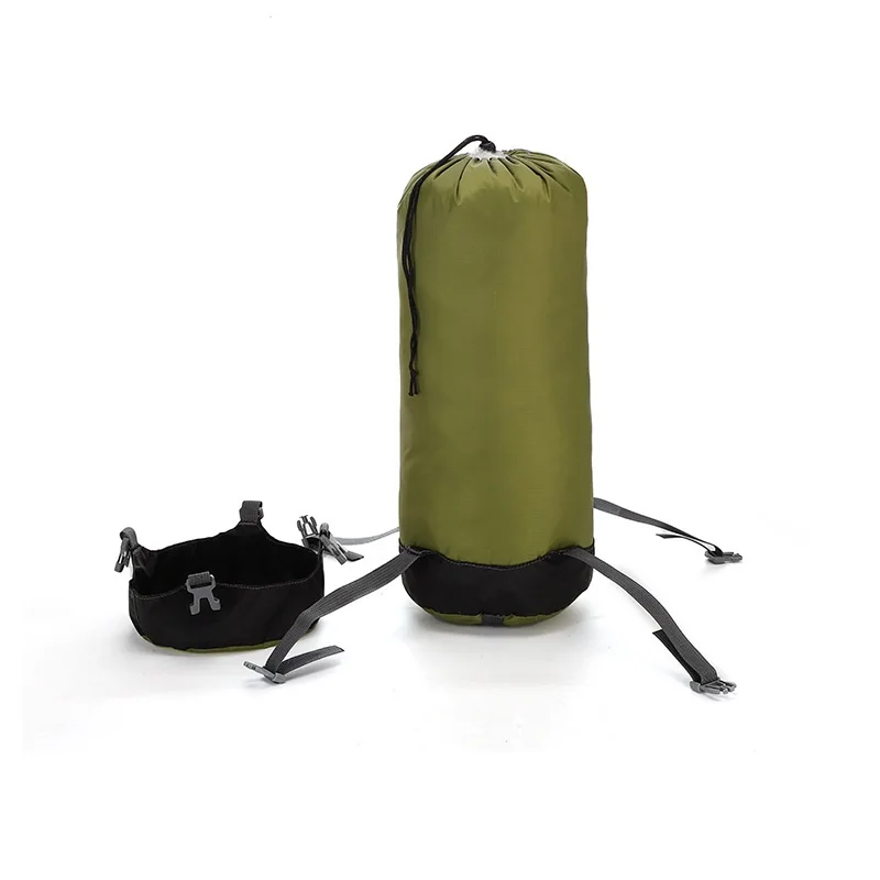 Outdoor Camping Storage Compression Stuff Bag Sack For Sleeping Bag Gears Ultralight Waterproof Tear-resistant Portable Hiking