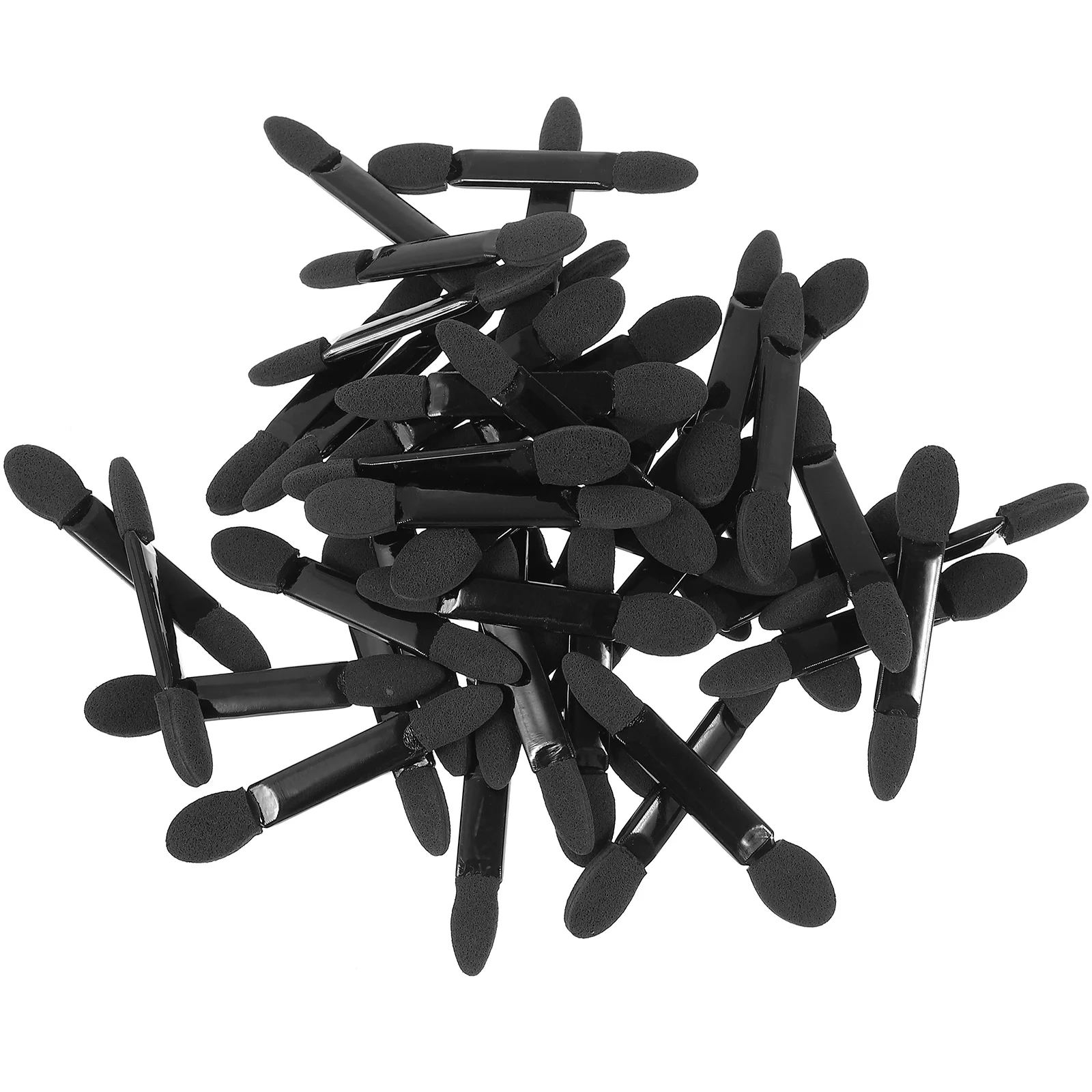 

50pcs Eyeshadow Brush Makeup Sponge Applicators Double Sided Lightweight Portable Travel Party Women Essential Tools