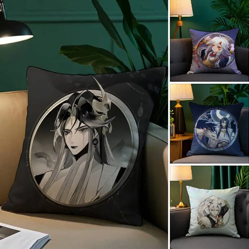 

Hot Game Onmyoji Pillow Case Cozy Plush Pillow Cover Double Side Printed – Home Gift For Bedroom Decor