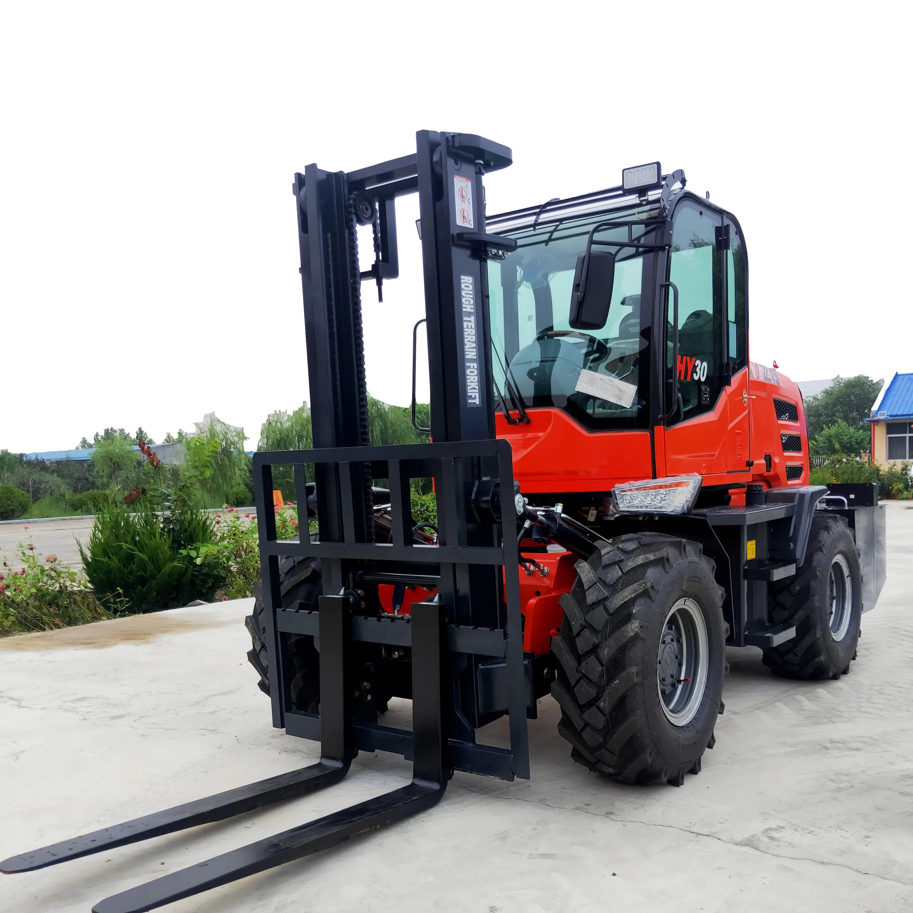 Off-road forklift for 2 3 3.5 4 5 tons FT30 self-loading forklift all-terrain forklift