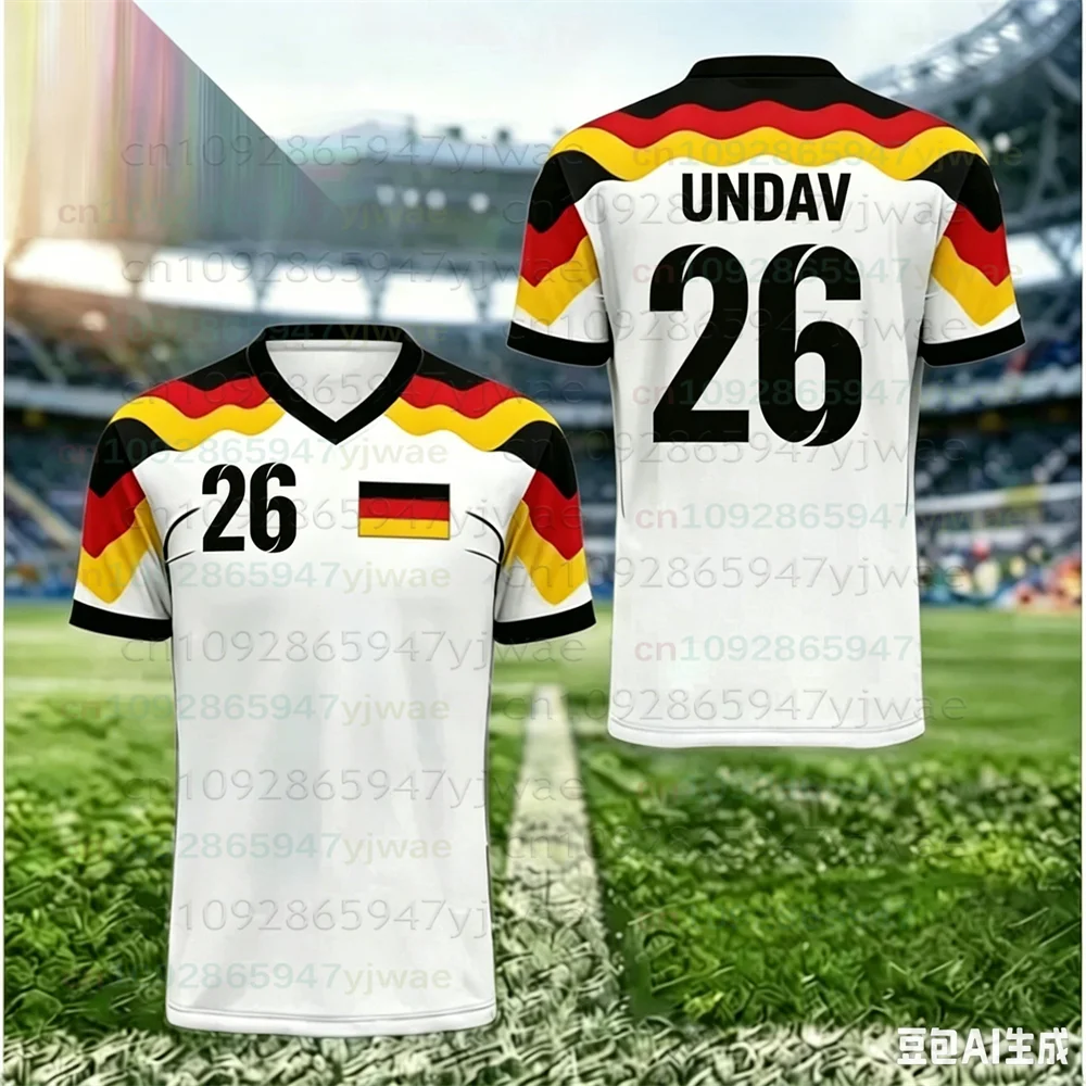 2026 Undav Nr. 26 Musiala Nr. 10 Spezial-Edition Fußballtrikot T-Shirt Herren Damen Deutschland Fußballtrikot Herren/Kinder Streetwear Top – Detail 6