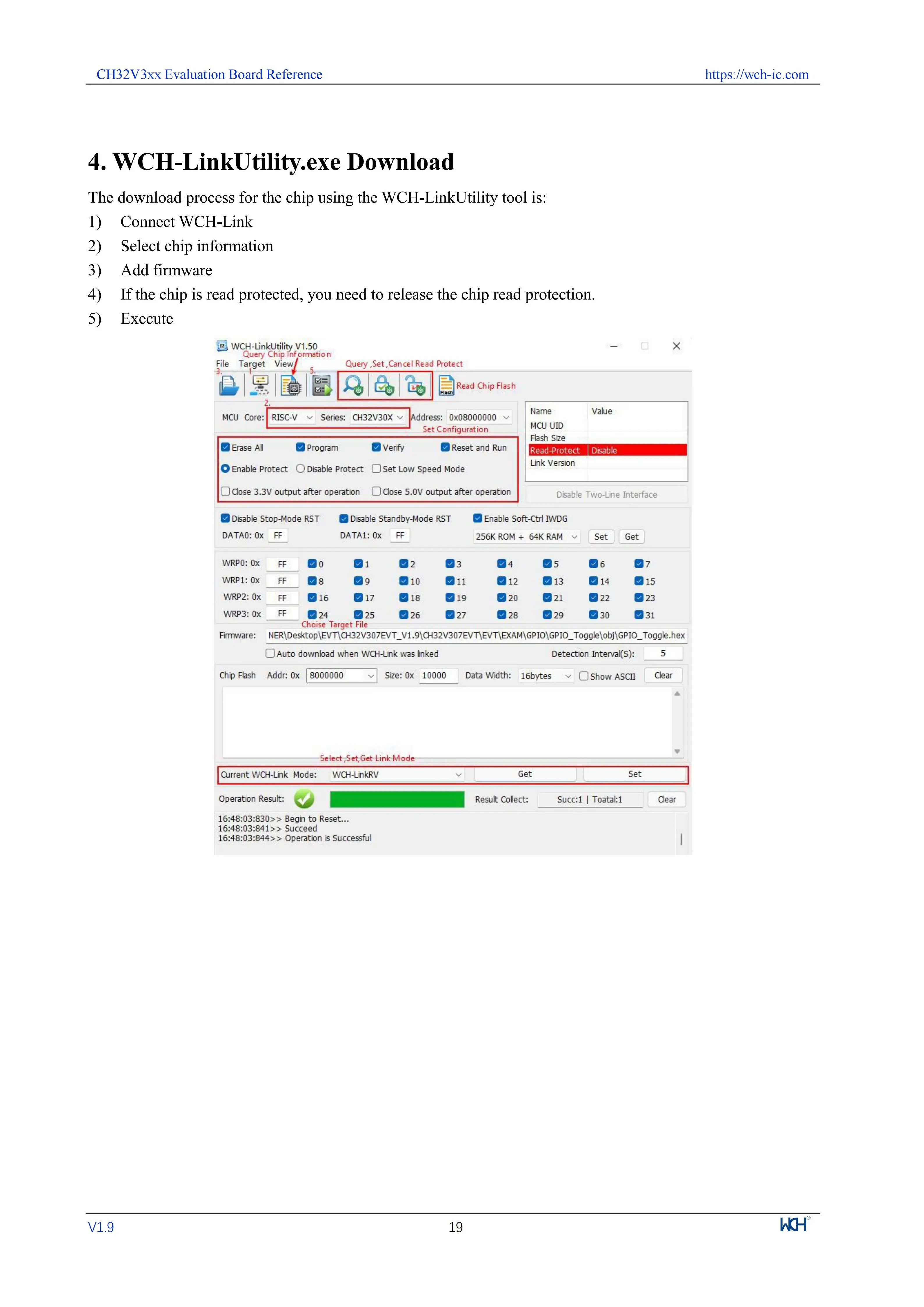 CH32V305 CH32V305RBT6 Entwicklungsboard mit integriertem Linke-Debugger – Detail 11