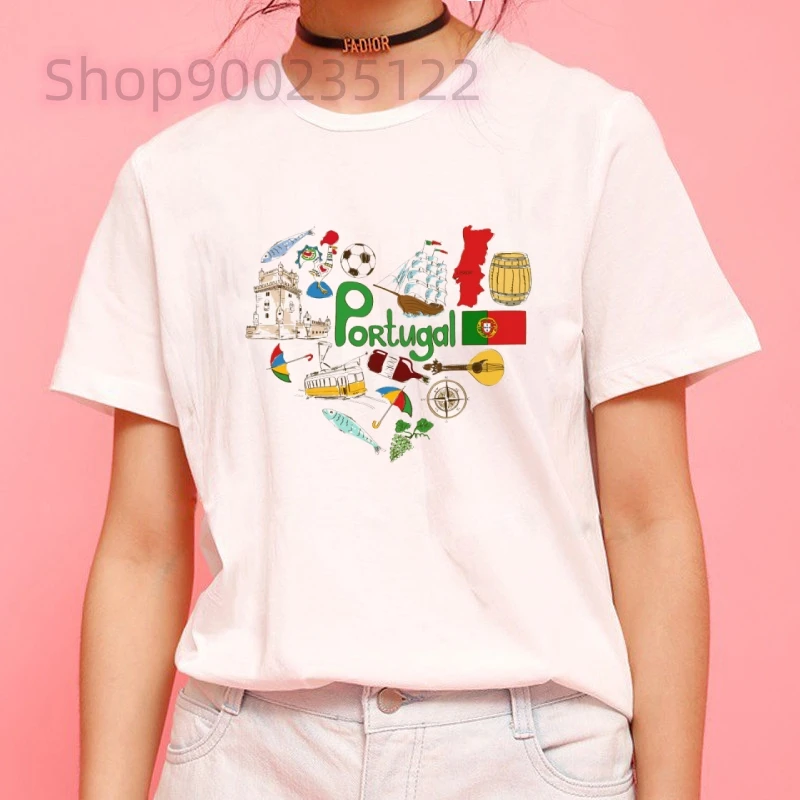 Italy T-shirt Women Harajuku National Flag Graphic T-shirt 90s Cute Cartoon Countires T-shirt Tops Funny Summer T-shirt Female