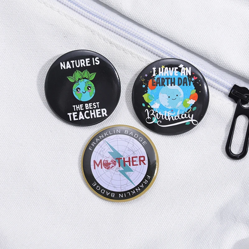 Eco Not Ego Help Me I \'m Dying Tinplate Soft Button Pin Protect The Earth Brooch For backpack Collar Badge Accessories Pin Gifts