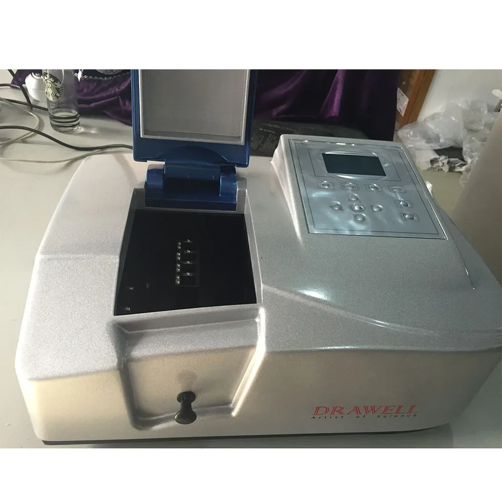 UV/VIS Spectrometer Price Laboratory 320-1100nm Single Beam UV-VIS UV VIS Spectrophotometer