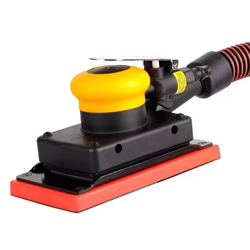 Putty Polishing Machine Rectangular Dry Grinding Head Pneumatic Sandpaper Polishing Machine Car