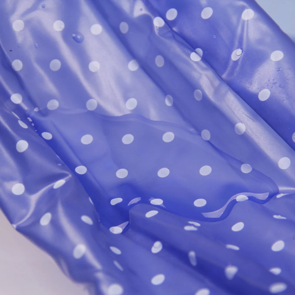 

5 Pairs Oversleeve Waterproof Arm Sleeves Dustproof Oilproof PVC Reusable Elastic Long Transparent Cover for Home Office