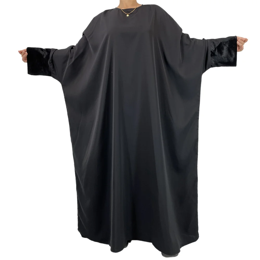 

Modest Muslim Dress Eid Djellaba Women Dubai Abaya Turkey Kaftan Ramadan Hijab Dresses Robe Arab Caftan Marocain Femme Jalabiya