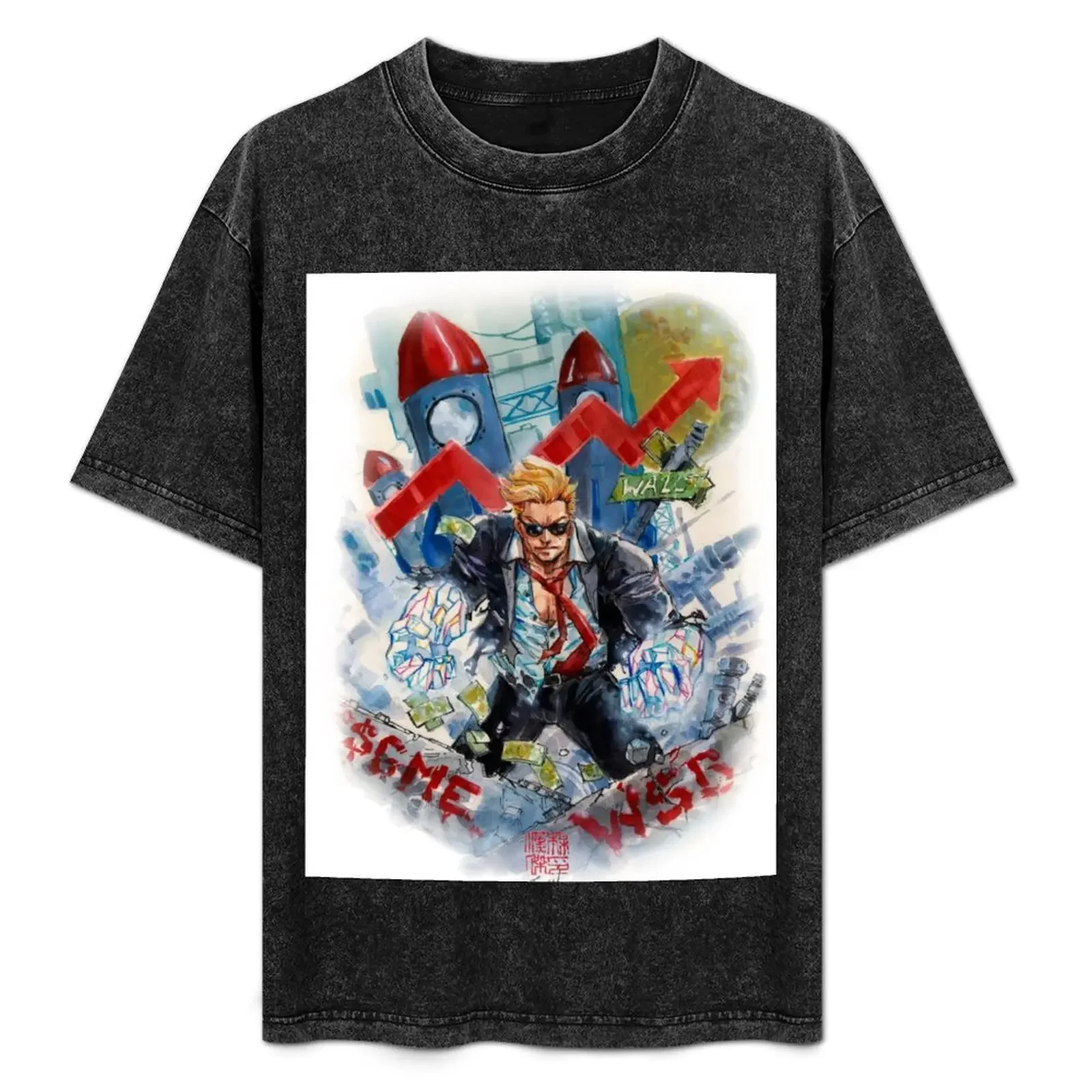 

Wall Street Diamond Hands - $gme WSB Artwork T-Shirt cute tops Clothing street wear t shirts for men