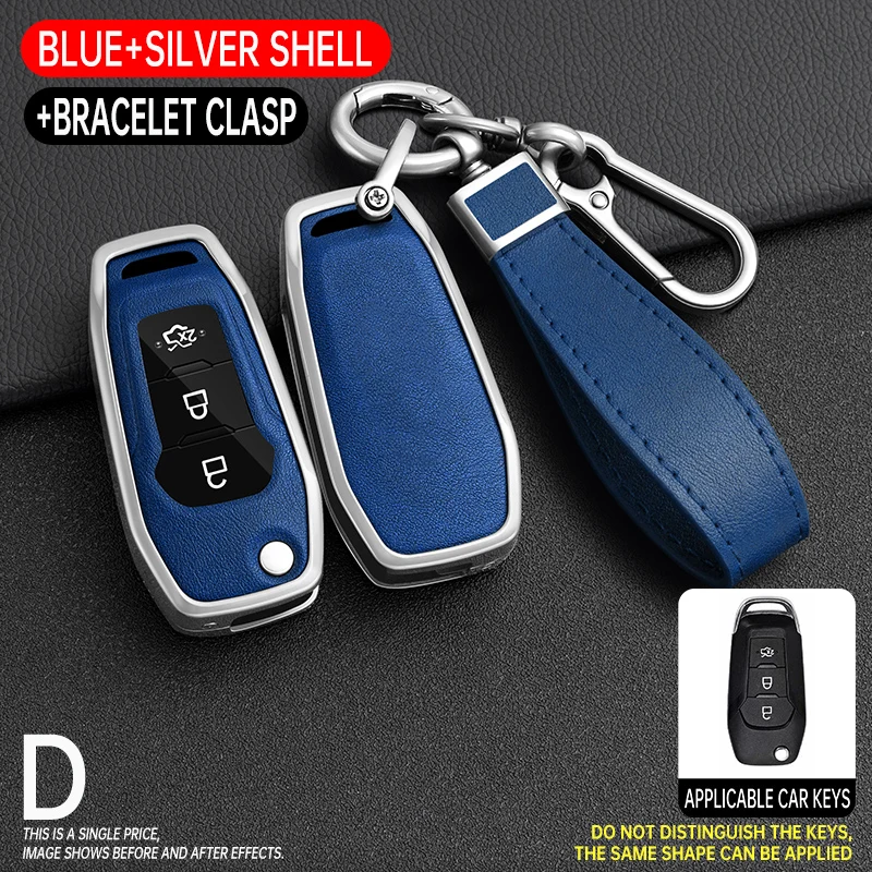 

Car Remote Key Case Cover for Ford Figo 2017 Mondeo 5 Ecosport Fiesta Mk8 Everest Ranger Fusion Kuga Escort F150