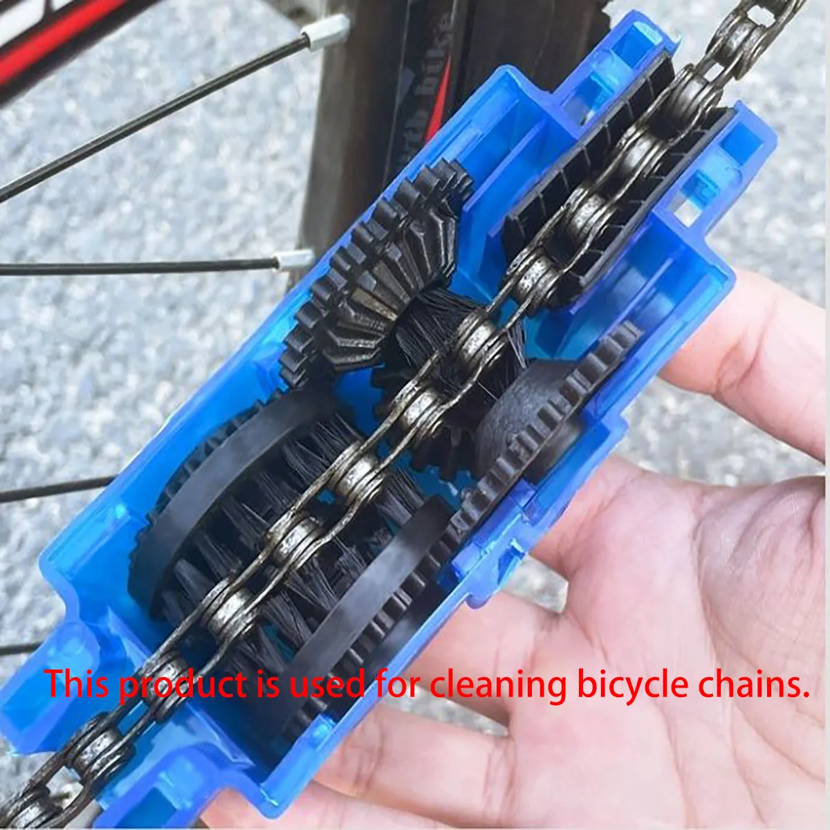 Fahrradketten-Reinigungsset, Reinigungstuch für Fahrrad-, Motorrad- und Elektrofahrzeugketten – Detail 2