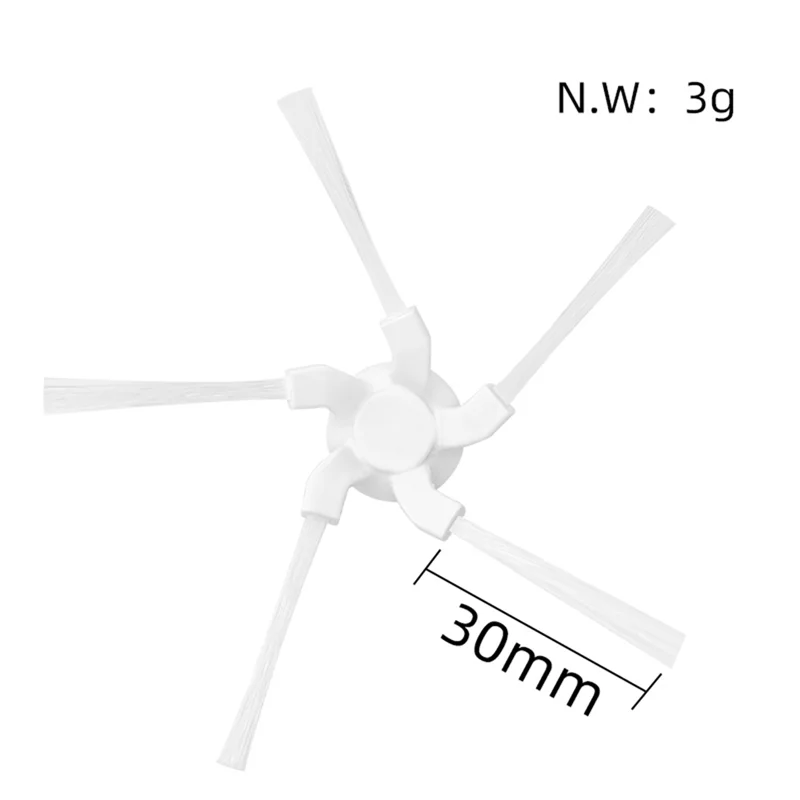 MAKE-1Set Suku Cadang Pengganti untuk Xiaomi Dreame Bot W10 W10 Pro Filter HEPA Sikat Utama Kain Pel Sikat Samping Filter Hepa Par Vakum