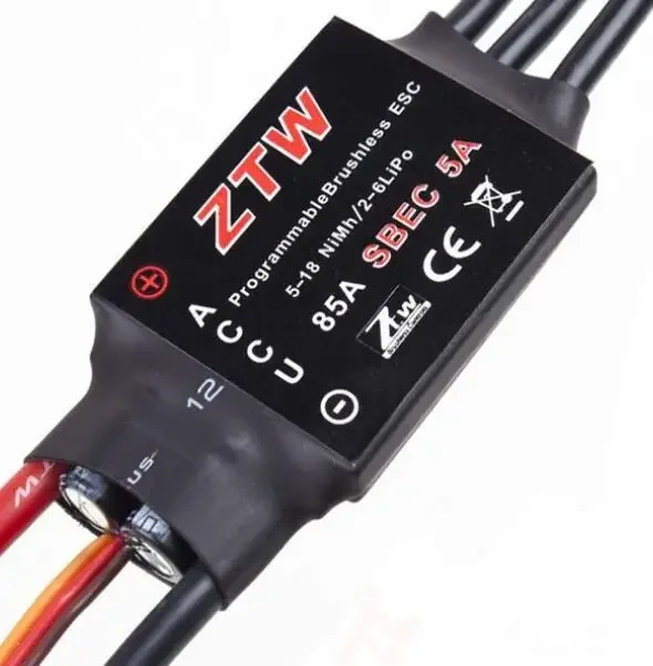 ZTW 85A SBEC 5A brushless ESC Electric Speed Control 2-6S Great performance G592 for Gecko RC Airplane Multirotor drone