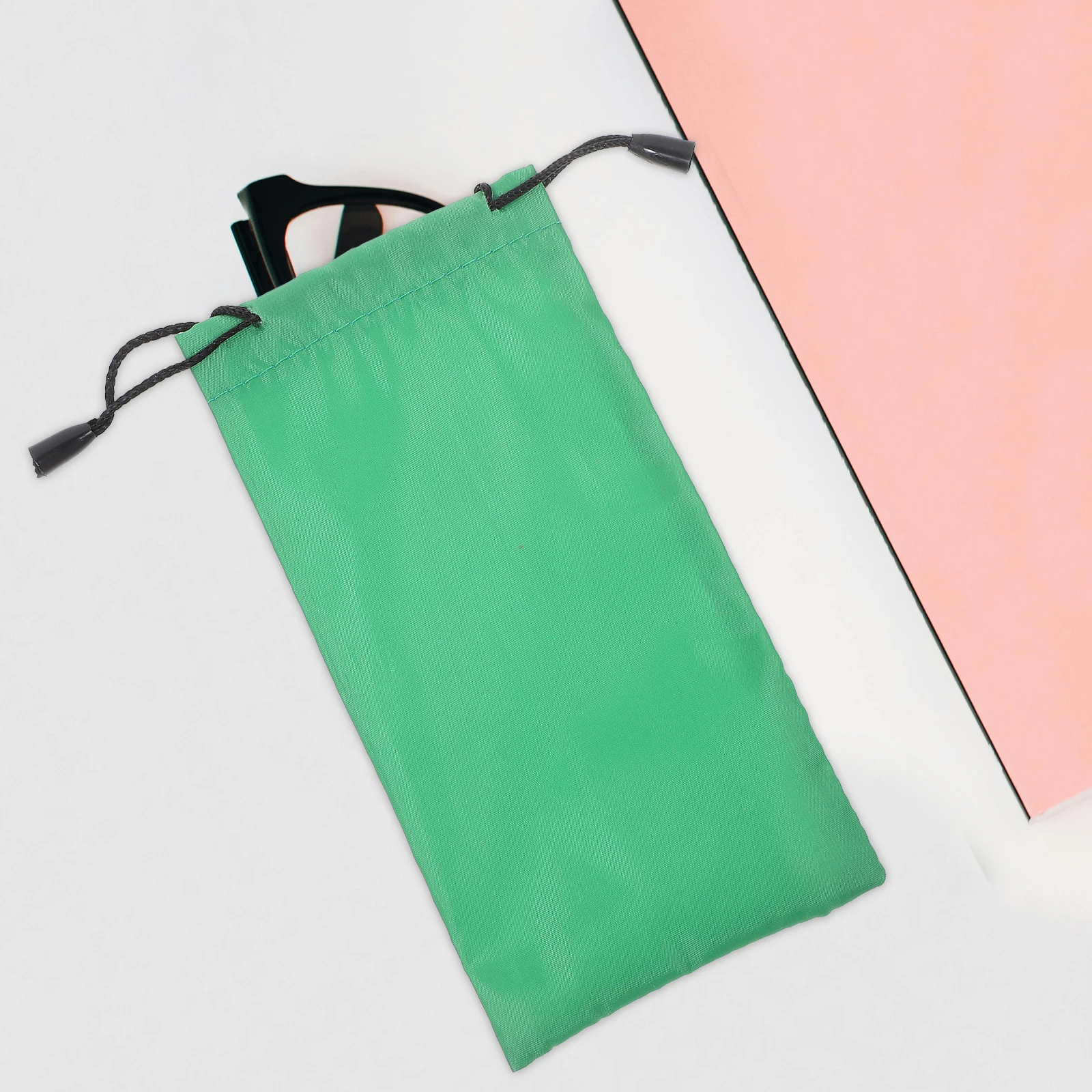 

20pcs Colorful Glasses Bag Eyeglasses Pouch Sunglasses Organizer Case Hardcase Drawstring Portable Storage Bags Bulk