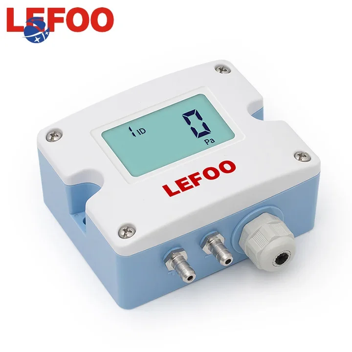 LEFOO imported micro-pressure core sensitive to pressure LCD display long service life Differential Pressure Transmitter