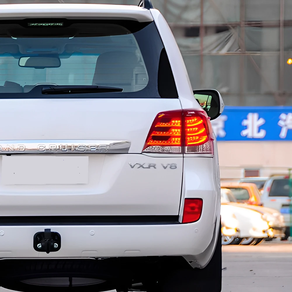 Auto Rücklicht für Land Cruiser 2008-2015 LED Auto Hinten Zurück Lampen Montage Upgrade Streamer Drehen Rückleuchten Zubehör