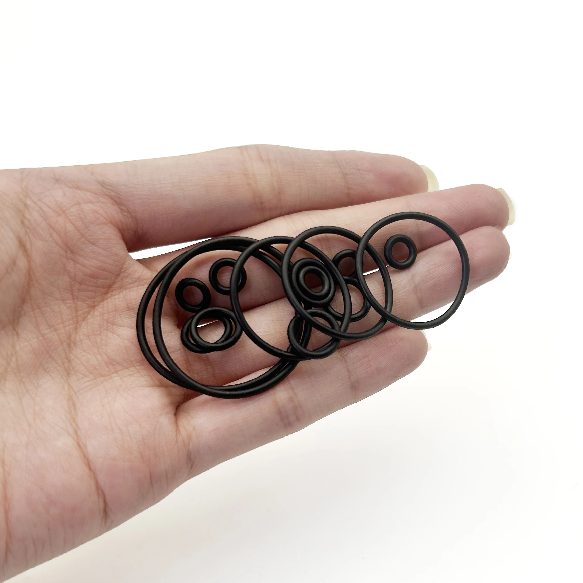 225Pcs NBR Black O-Rings Assortment Kit CS 1.5mm OD 6mm-30mm Nitrile Rubber Seals for Automotive/Industrial Oil & Wear Resistant
