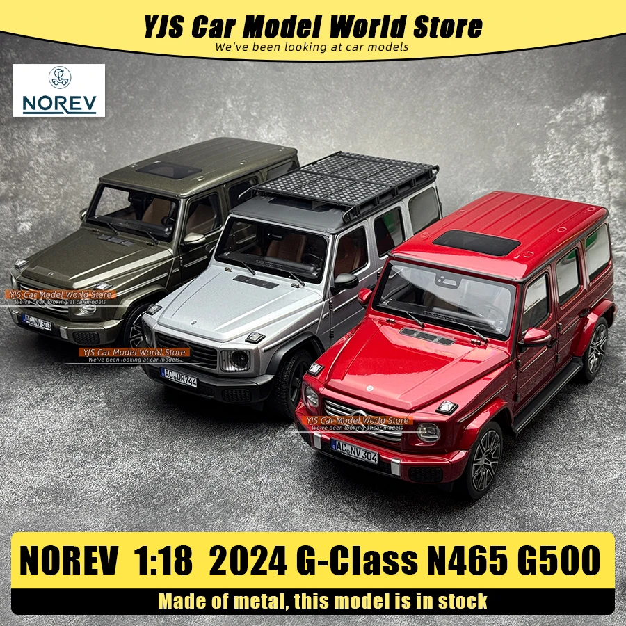 

NOREV литая под давлением модель 1:18 2024, G-Class N465 G500, металлическая модель автомобиля, коллекция украшений