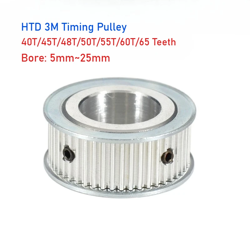 

1 шт. HTD 3M шкив ГРМ 40T/45T/48T/50T/55T/60T/65 зубьев диаметр 5 ~ 40 мм синхронное колесо типа AF для ширины ремня 15 мм
