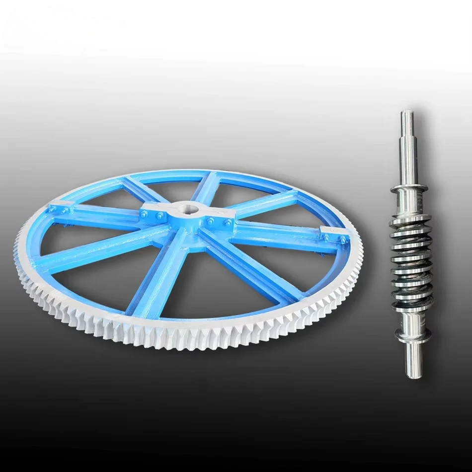 Factory Manufacture High Precision CNC Custom Big Module Driving Transmission Worm Gear and Worm Shaft