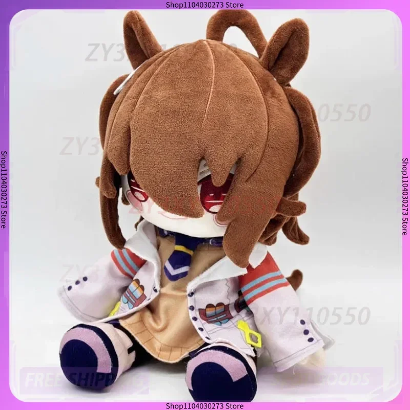 新しいウマ娘レースホースガール茶髪少女ぬいぐるみ枕人形アニメ周辺人形ファッション新製品ホリデーギフト