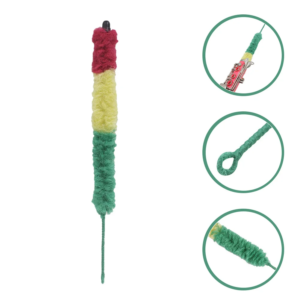 Multicolor Clarinet Cleaning Brush Microfiber For Moisture Removal Fits All Clarinets Prevents Pad Damage Instrument