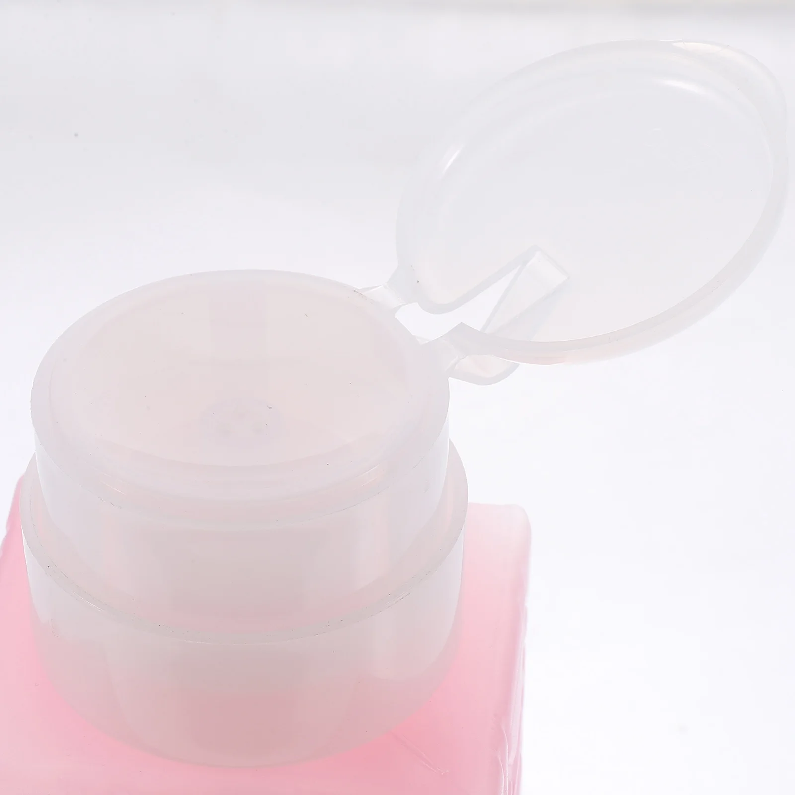 Distributeur de démaquillant, bouteille à pompe en plastique, grande capacité, Portable, voyage, dissolvant de vernis à ongles, conteneur anti-fuite