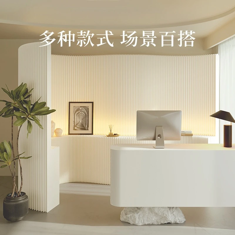 Screen partition wall, office screen partition, movable folding porch partition, file luminous live broadcast background