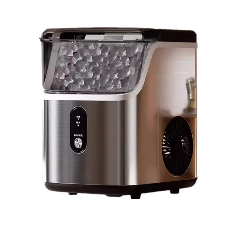 Portable Ice Maker Machine for Home Countertop, 9 Mins Quick Ice Making Fast Ice Making Self-Cleaning Ice Maker for Home Kitchen