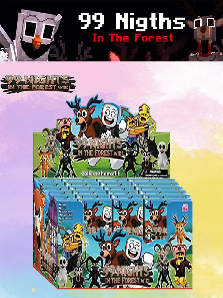 صندوق أعمى جديد 99 ليالًا في الغابة لعبة ساخنة شخصيات الحركة لعبة جديدة هدايا عيد ميلاد محيطية ألعاب للأطفال هدايا الهالوين