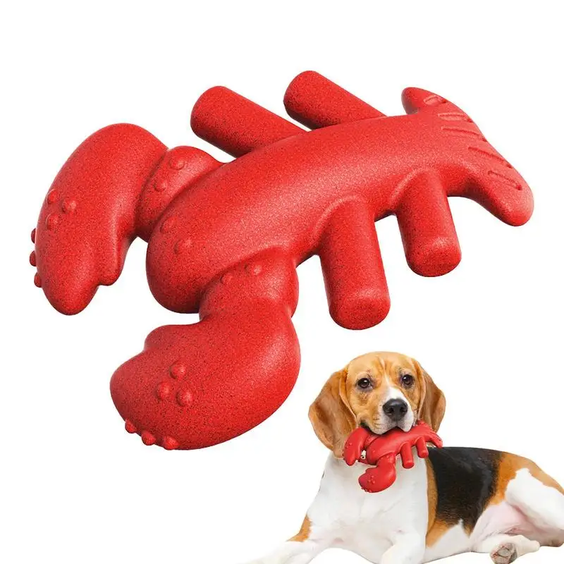 Aggressive Dog Chew Toys Dog Chew Toy Indestructible Dog Toy Lobster Shape Interactive Dog Toys For Training & Entertaining Pet