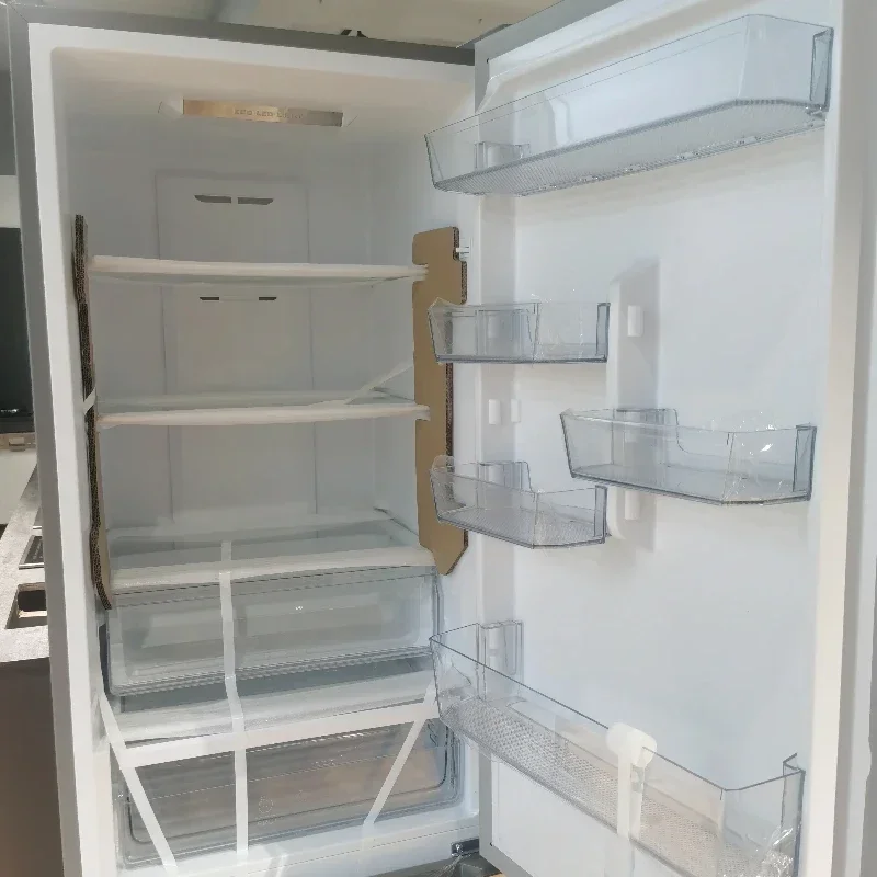 310L freistehender Kühlschrank 224L+Gefrierschrank 86L,Silber