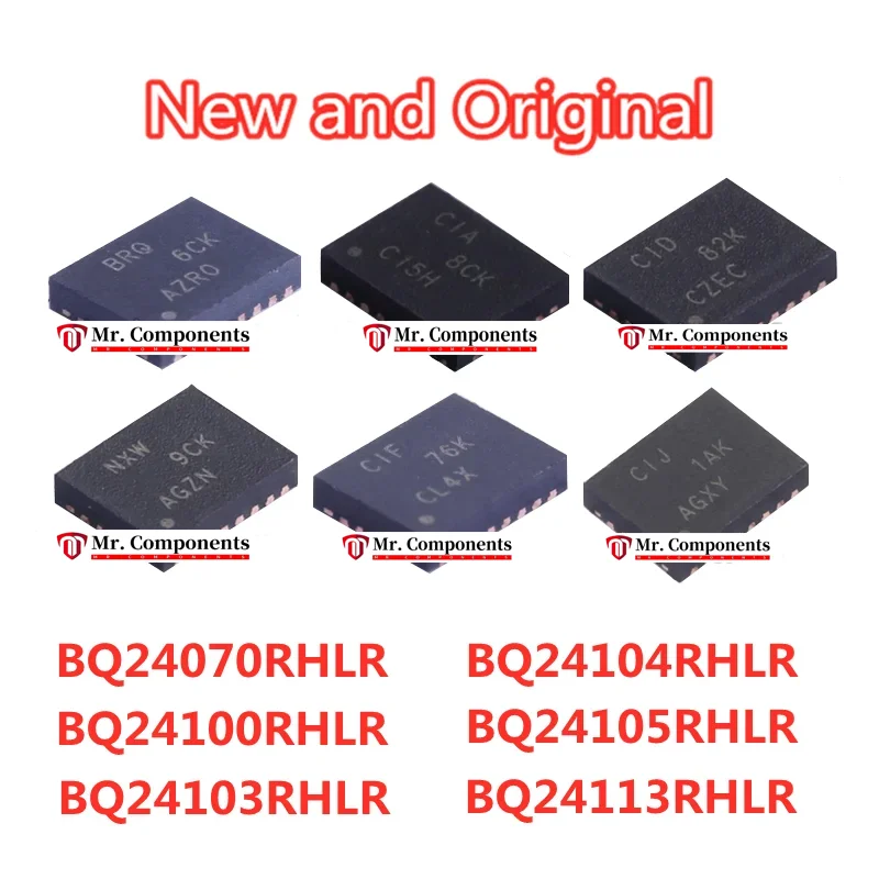 5PCS BQ24070RHLR BQ24100RHLR BQ24103RHLR BQ24104RHLR BQ24105RHLR BQ24113RHLR BRQ CIA CID NXW CIF CIJ QFN Battery management chip