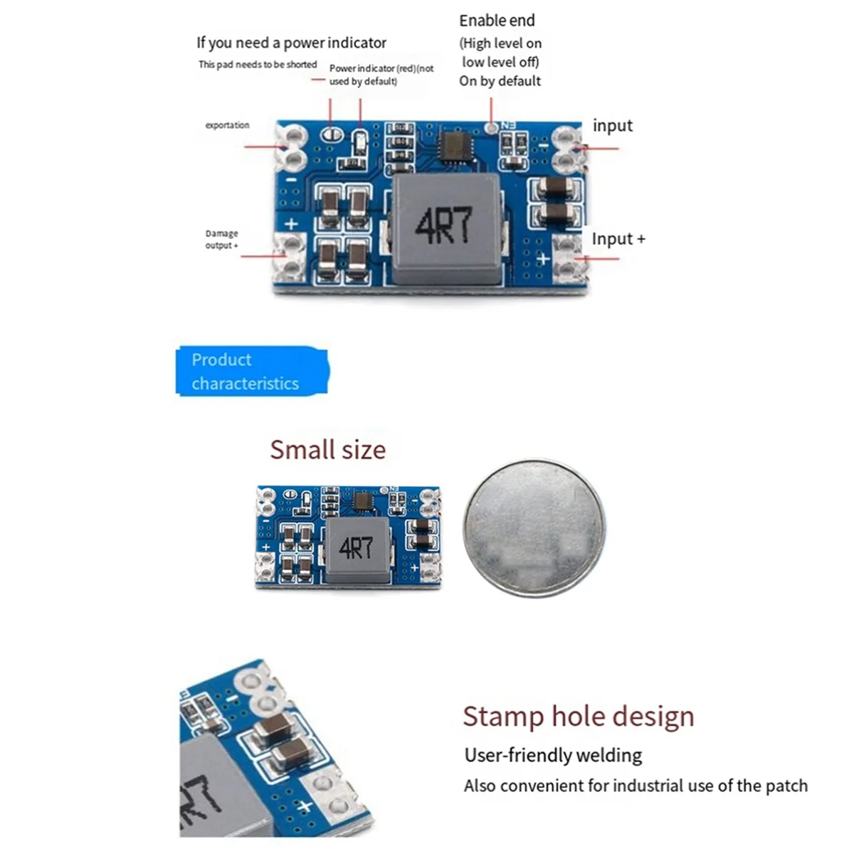 DC-DC Mini560 Pro Dc Step-Down Gereguleerde Voedingsmodule Hoge Efficiëntie Output 12V