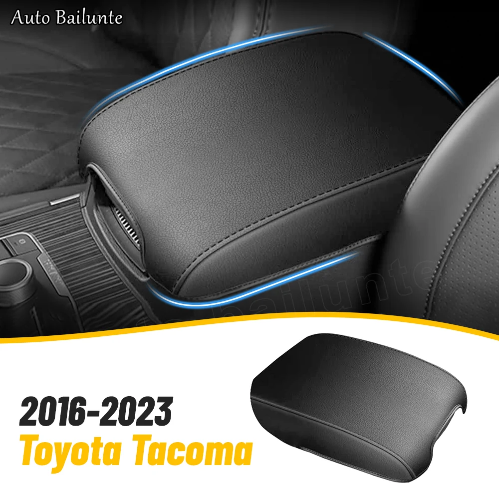 

For Toyota Tacoma 2016 2017 2018 2019 2020 2021 2022 Center Console Cover Armrest Cover Leather Protect Car Accessories