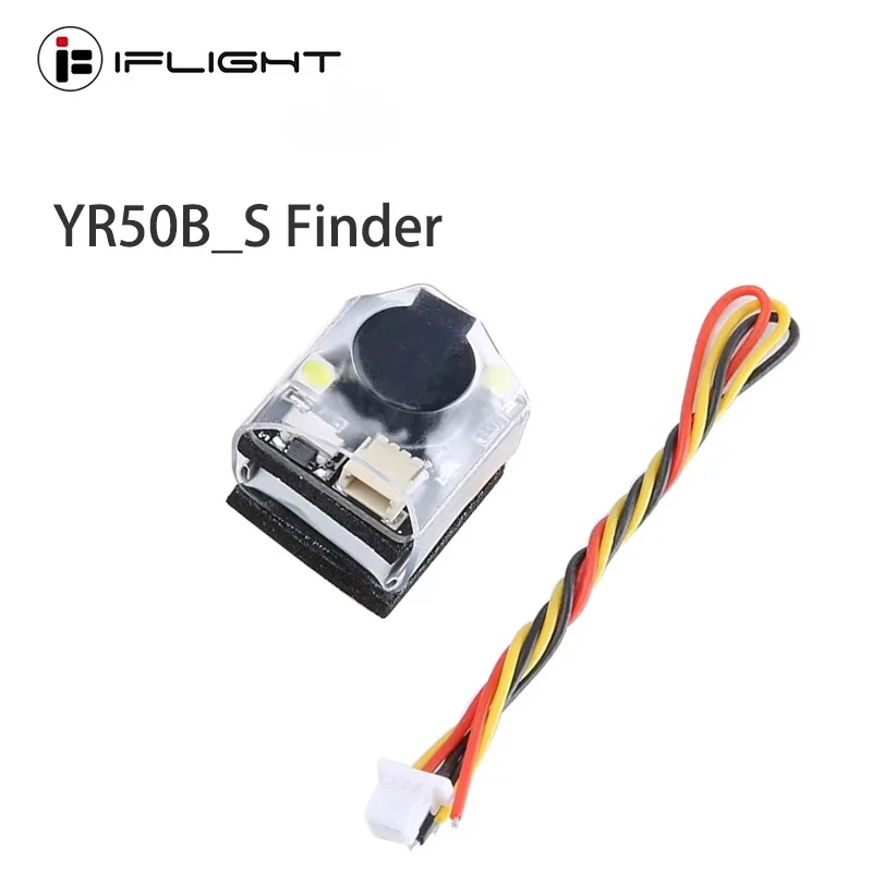 

IFlight YR50B_S Finder Buzzer 100dB BB Ring LED Light Alarm 100 Decibels Programmable BF F7 for FPV Quadcopter and RC Airplane