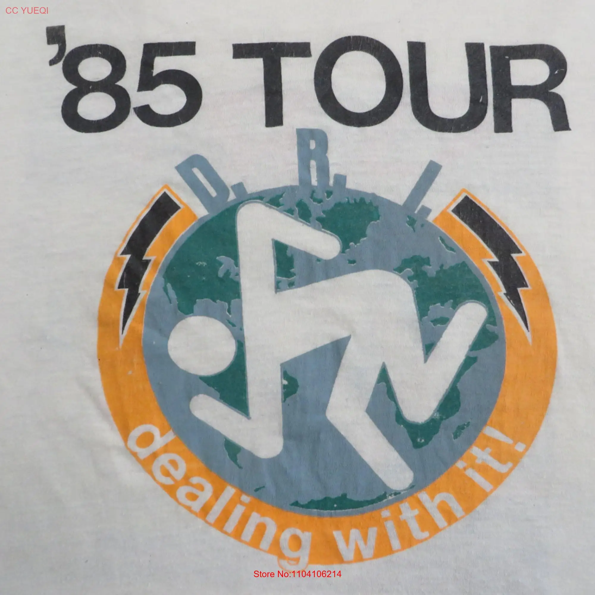 D R I 1985 tour T SHIRT dri dirty rotten imbeciles long or short sleeves