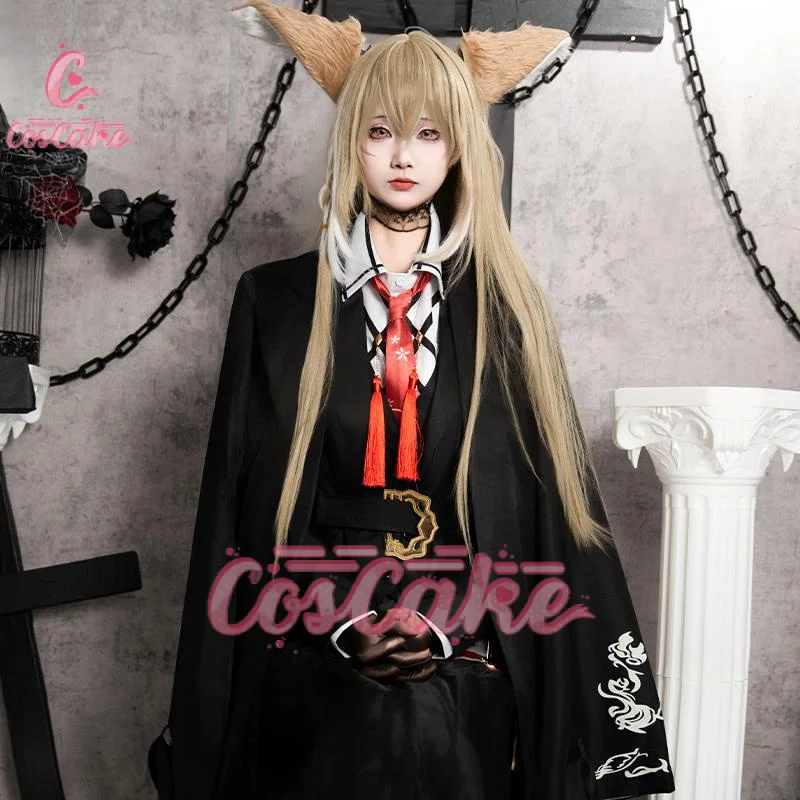 Arknights Vulpisfoglia Costume Cosplay Uniforme Halloween Carnevale Festa Natale Gioco di ruolo Abbigliamento Abbigliamento per le donne