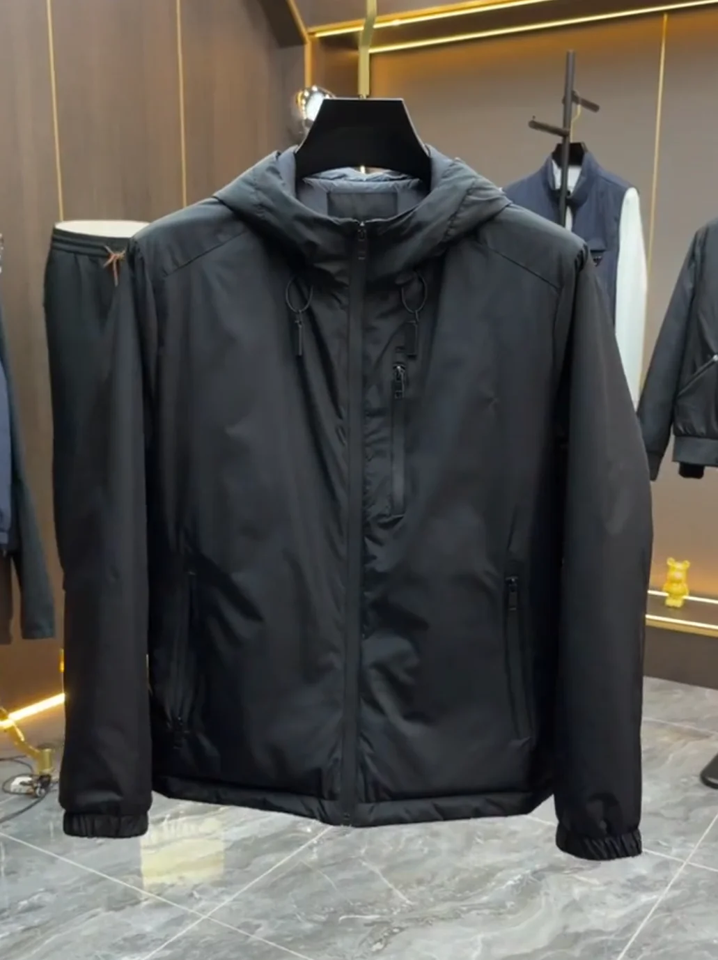 

Новинка: Мужская легкая хлопковая куртка с капюшоном на весну-осень-зиму, модная, стильная, приталенная, повседневная, на молнии