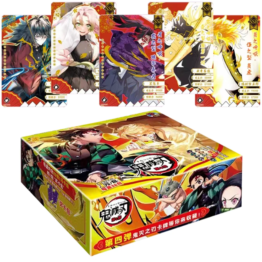 

Коллекционная карта японского аниме «Убийца демонов» Tokitou Muichirou Kamado Tanjirou, изысканная карта ручной работы для мальчиков и девочек, подарок для хобби