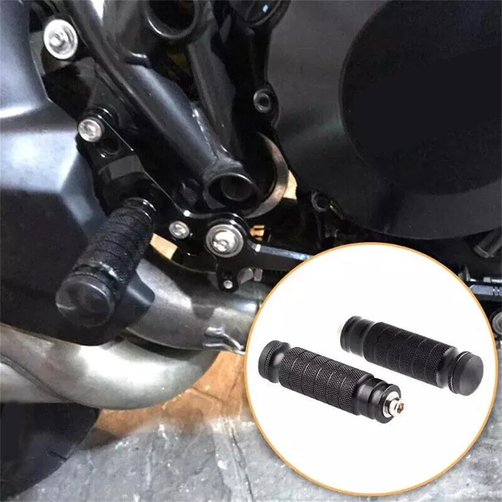 2 قطعة أوتاد القدم للدراجة النارية الألومنيوم المضادة للانزلاق دراجة نارية Rearset مساند القدمين قطع غيار الدراجات النارية الملحقات