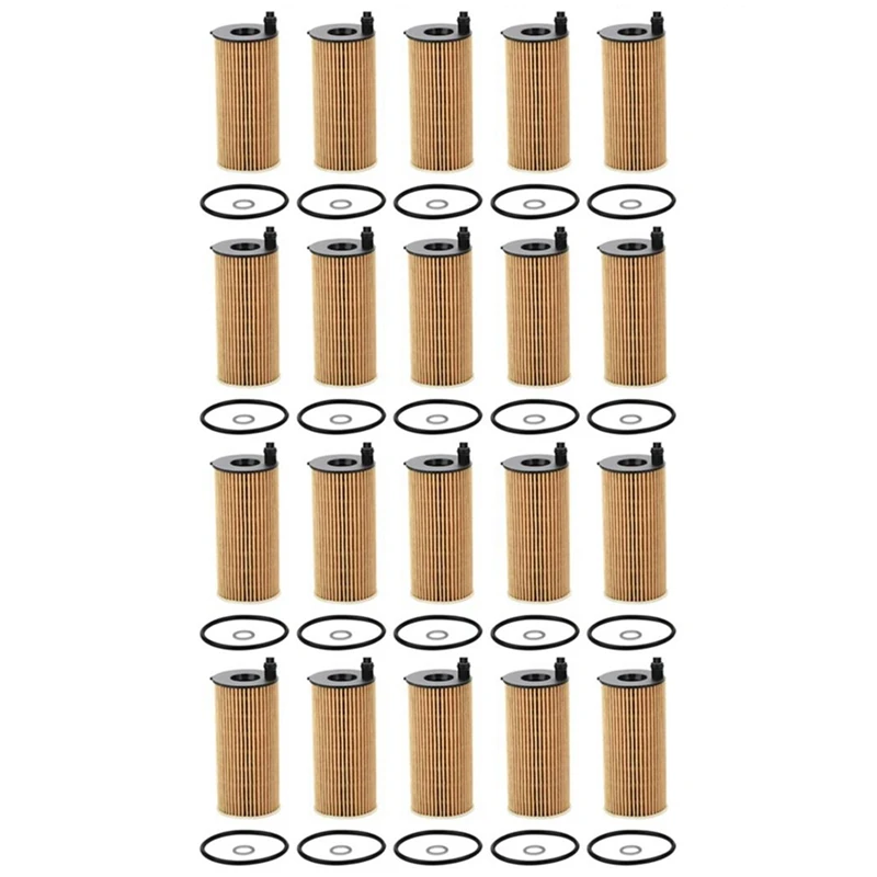 11428575211 Engine Oil Filter Kit For BMW X3 X4 X5 X6 G01 2017-2022 Xdrive 20D 20I 25I 28I, 20PCS