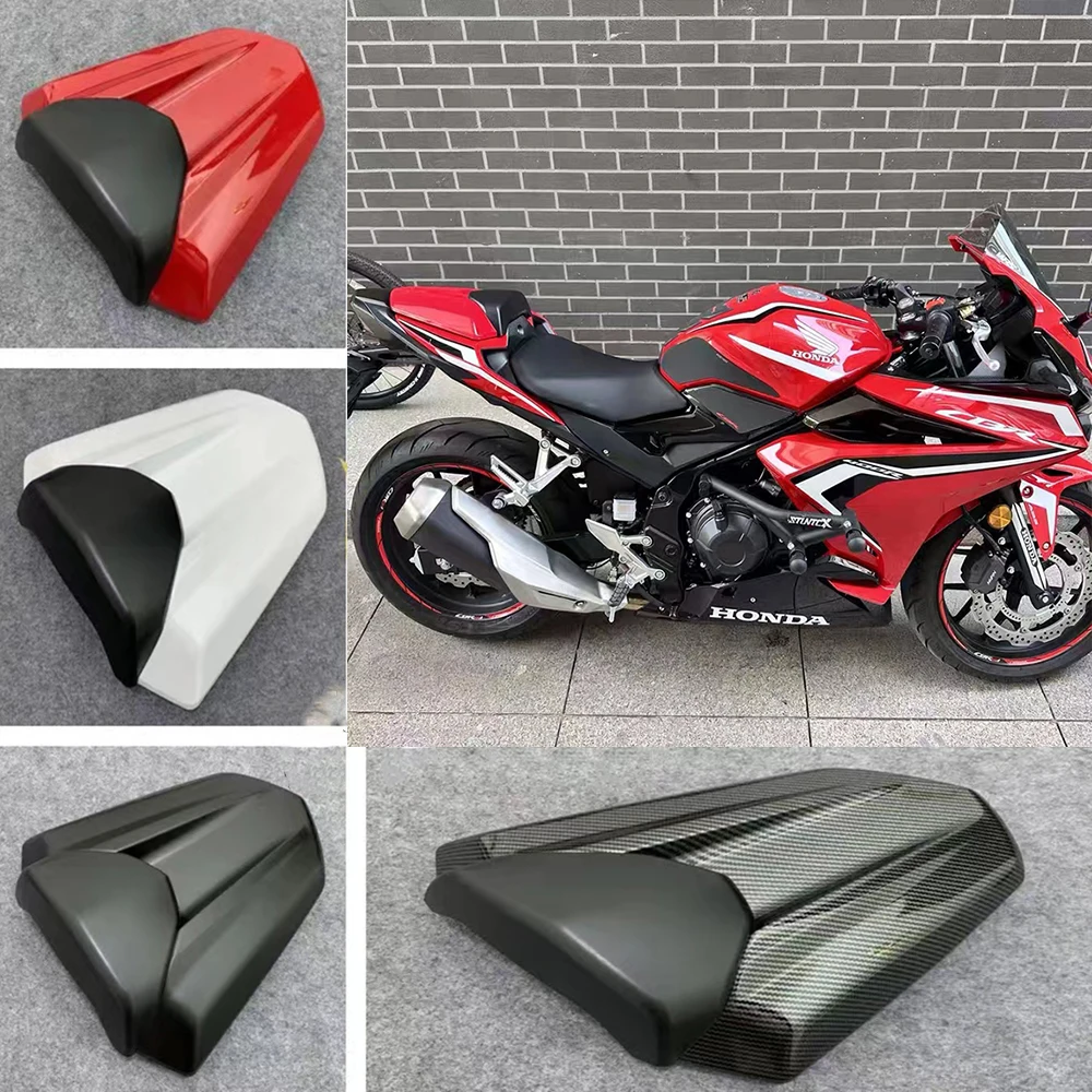 CBR500R Motorcycle Pillion Rear Fairing Seat Cowl Cover For 2022 2023 Honda CB500F CB400F CBR400R CBR 500R Red Black Carbon