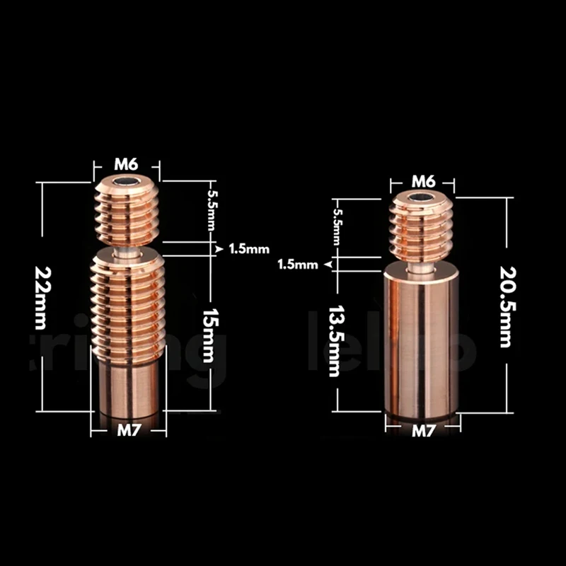 Trianglelab Bi-Metal Heatbreak Bimetal Heat Break For V6 HOTEND