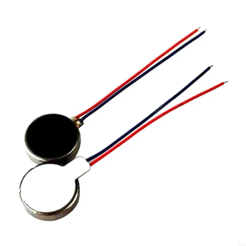M6CB 8x2,7 mm Mini moteurs vibration pour 3V 12000rpm Plat Coin-Button-Type Micro pour le moteur vibrant pour les Phon