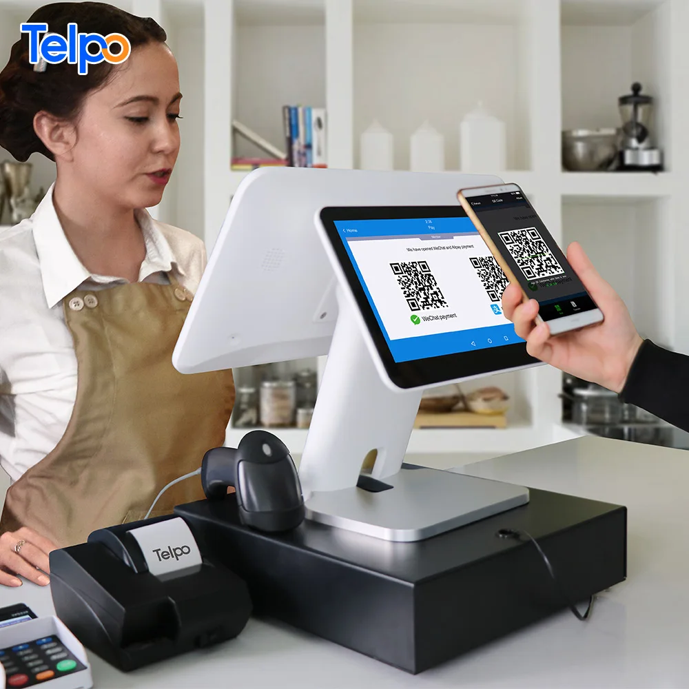 Telpo TPS680 15.6-inch all-in-one set cashier restaurant Android touch screen billing POS machine