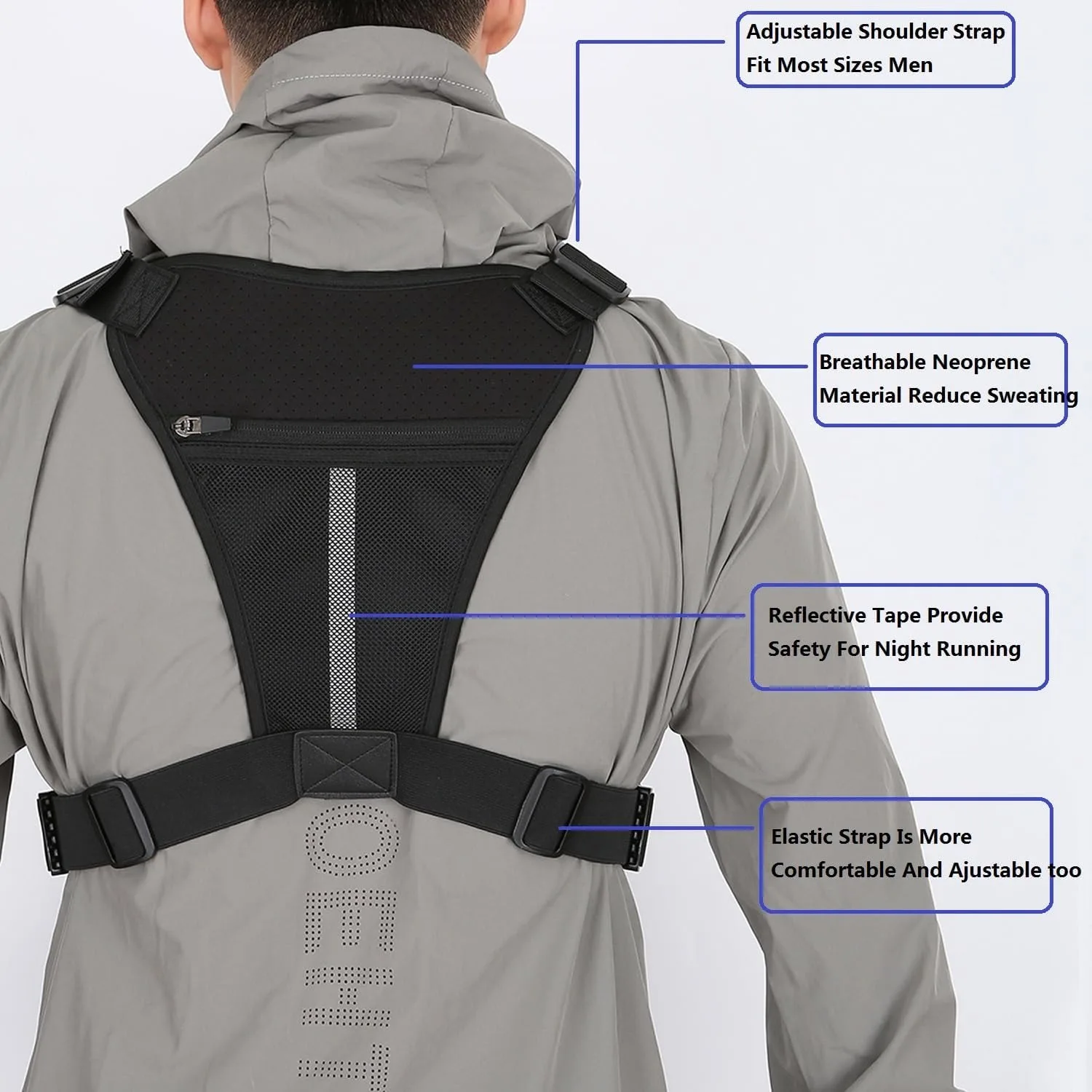 Colete Tático Masculino Multifuncional para Atividades ao Ar Livre, Mochila Leve para Ciclismo, Caminhada, Camping e Esportes