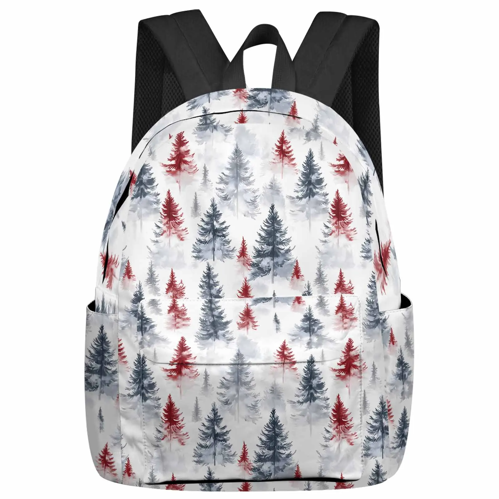 

Winter Forest Plants Large Capacity Backpack Men Laptop Bags High School Teen College Girl Student Mochila