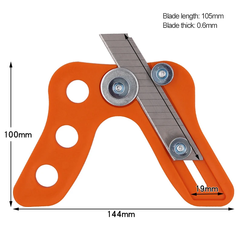 Woodworking Edge Band Trimmer Kit with Blades Striagt Curve Edge Corner Planer Arc Trimming Blade Wood Chamfering Deburring Tool